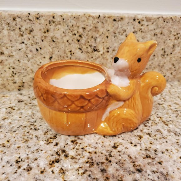 Animal Planters, Woodland 4pc Set, Squirrel Deer Owl Hedgehog plant pots - Picture 7 of 11